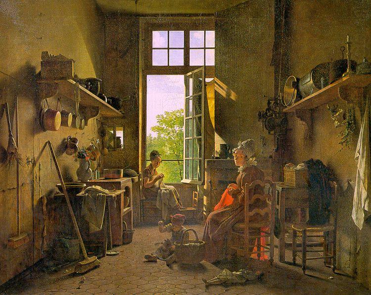  Martin  Drolling Interior of a Kitchen china oil painting image